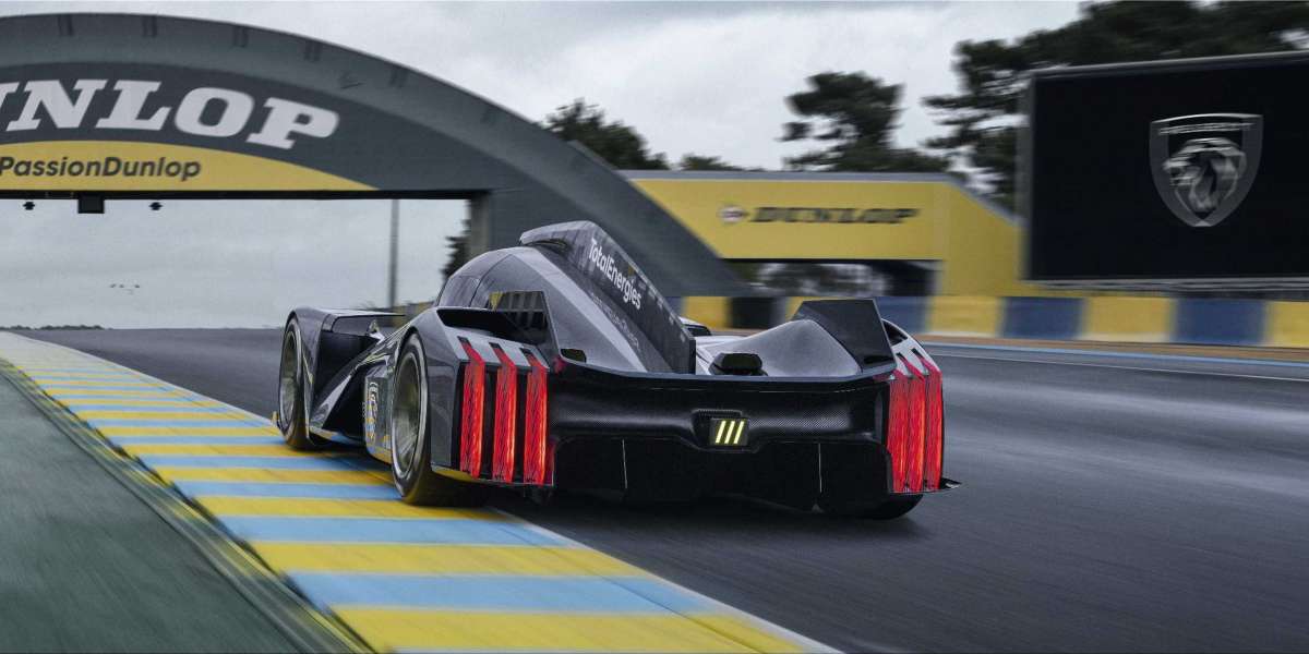 The Peugeot 9X8 is a prototype racing hypercar