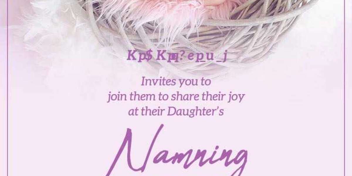 Where can I find charming templates for naming ceremony invitation cards?