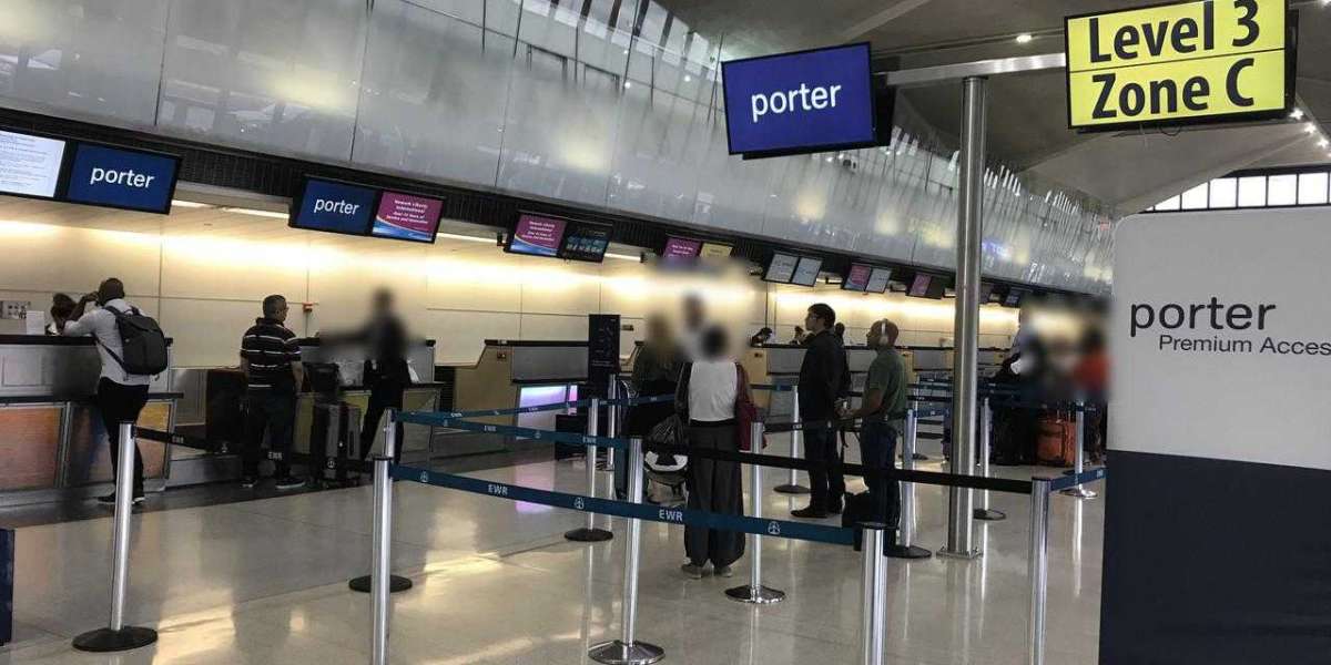 What level is Porter Airlines at Newark?