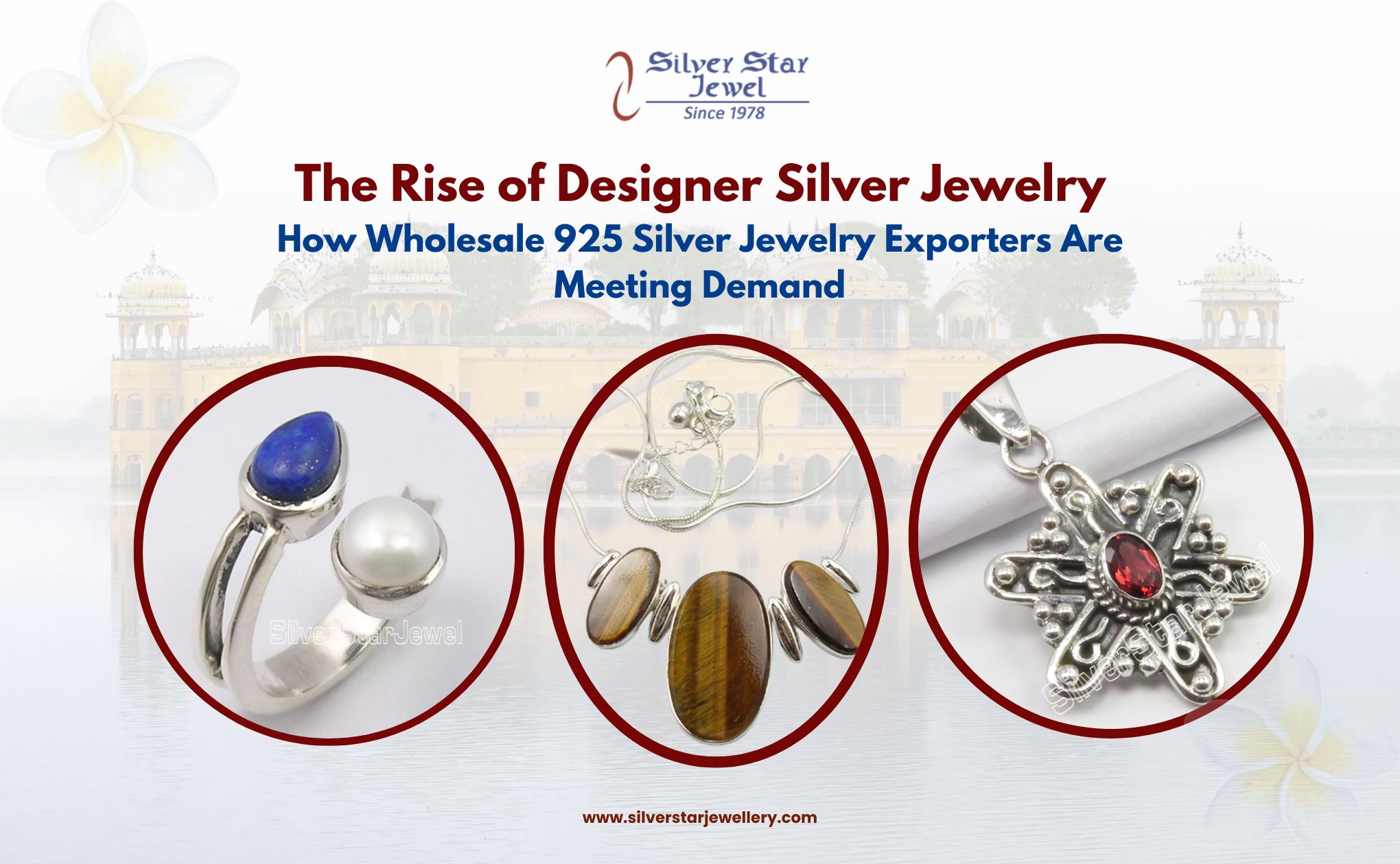 The Rise of Designer Silver Jewelry: How Wholesale 925 Silver Jewelry Exporters Are Meeting Demand