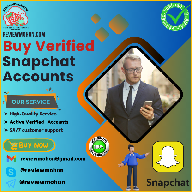 Buy Verified Snapchat Accounts - New, Aged (PVA, Bulk) acc 2