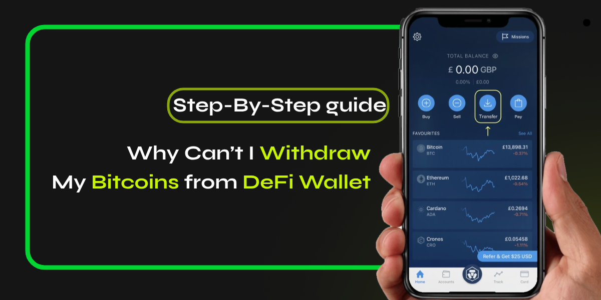 Why Can’t I Withdraw Bitcoin from DeFi Wallet?