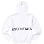 white essential hoodie profile picture